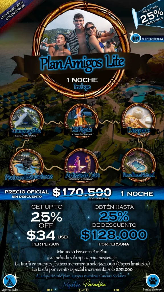 Plan Amigos Lite (2 Dias- 1 Noche) 1 1-amigos-lite