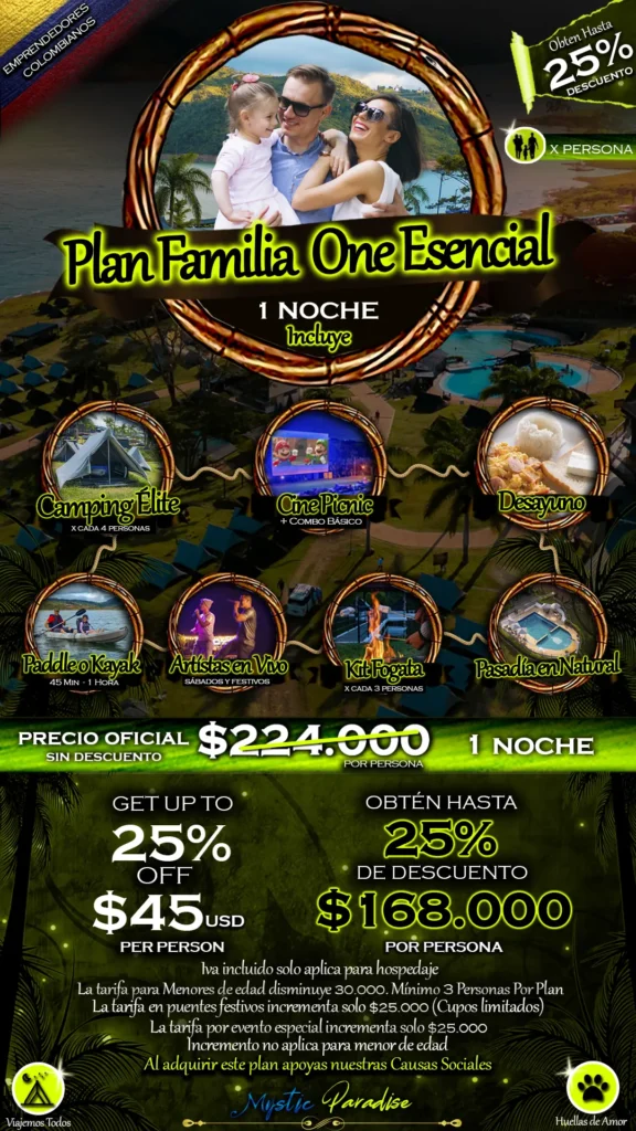 Plan Familia One Esencial (2 Dias- 1 noche) 1 2-familia-one-esencial