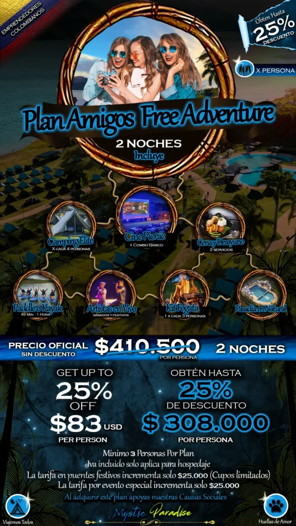 Plan Amigos Free Adventure (3 Dias - 2 Noches) 1 4-amigos-free-adventure