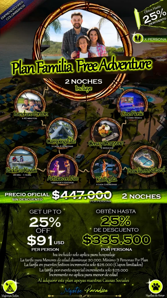 Plan Familia Free Adventure (3 Dias - 2 Noches) 1 5-familia-free-adventure