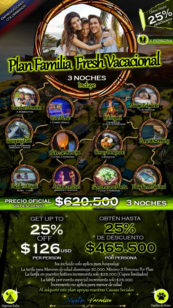 Plan Familia Fresh Vacacional (4 Dias - 3 Noches) 1 8-familia-fresh-vacacional