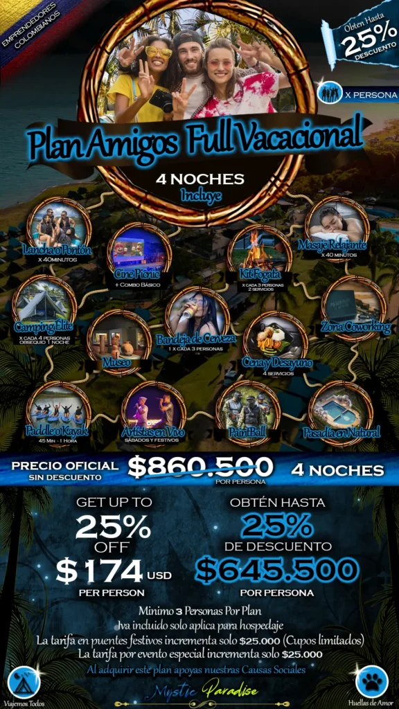 Plan Amigos Full Vacacional (5 Dias - 4 Noches) 1 9-amigos-full-vacacional