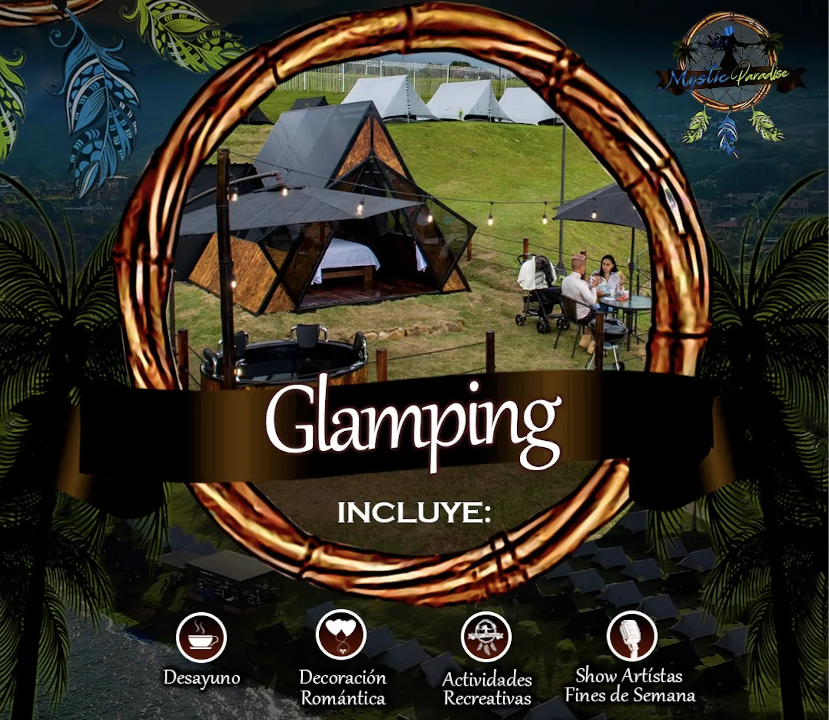 Tipo de Alojamiento: <span>Glamping</span>