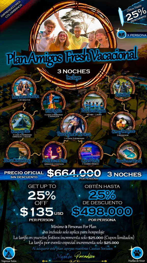 8 AMIGOS FRESH VACACIONAL