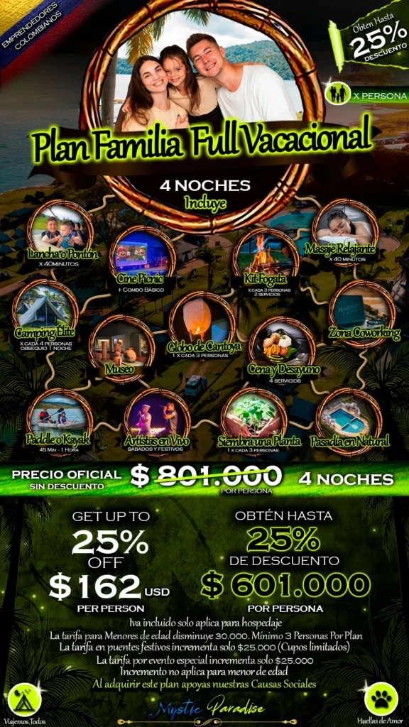 9 FAMILIA FULL VACACIONAL